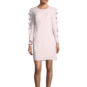 Club Monaco Clayre Jewel Neck Sheath Blush Pink Dress (0)